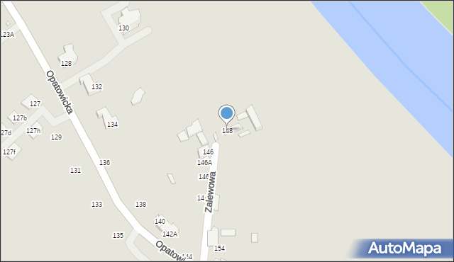 Wrocław, Opatowicka, 148, mapa Wrocławia