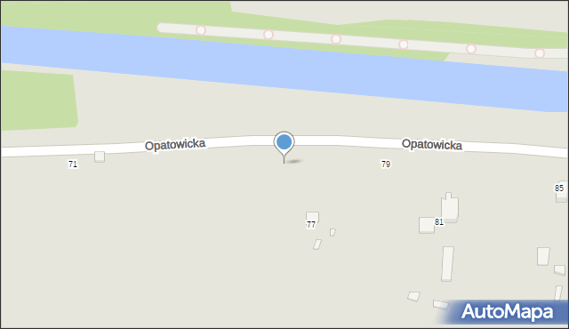 Wrocław, Opatowicka, 75, mapa Wrocławia