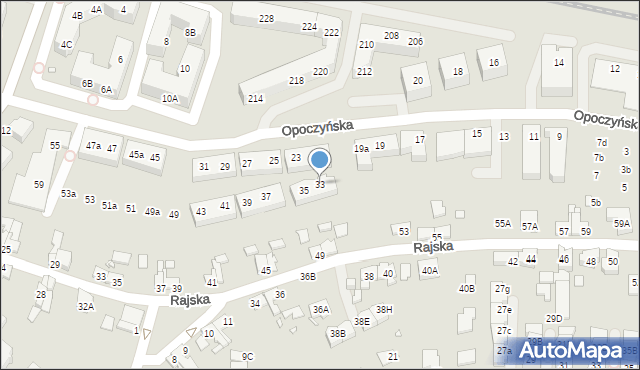 Wrocław, Opoczyńska, 33, mapa Wrocławia