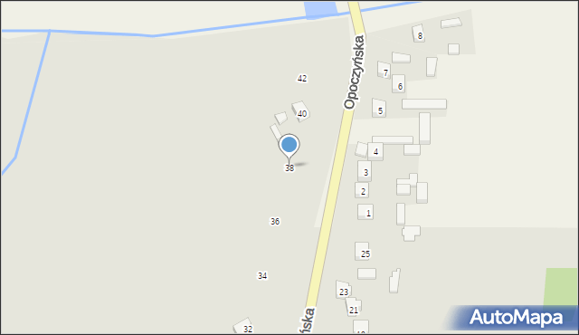 Żarnów, Opoczyńska, 38, mapa Żarnów