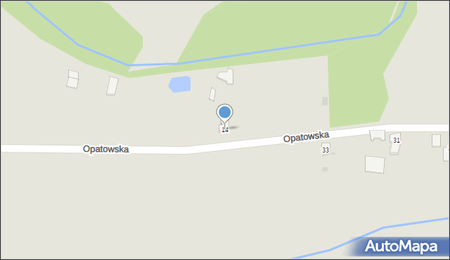 Zawichost, Opatowska, 14, mapa Zawichost
