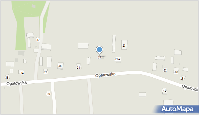 Zawichost, Opatowska, 19, mapa Zawichost