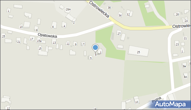 Zawichost, Opatowska, 3, mapa Zawichost