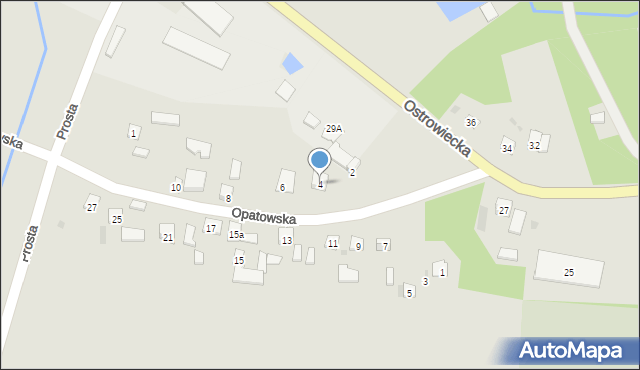 Zawichost, Opatowska, 4, mapa Zawichost