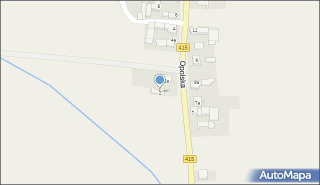 Zimnice Wielkie, Opolska, 2, mapa Zimnice Wielkie