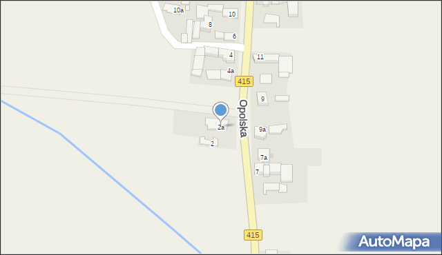 Zimnice Wielkie, Opolska, 2a, mapa Zimnice Wielkie