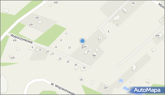 Arciechów, Orzechowa, 10, mapa Arciechów