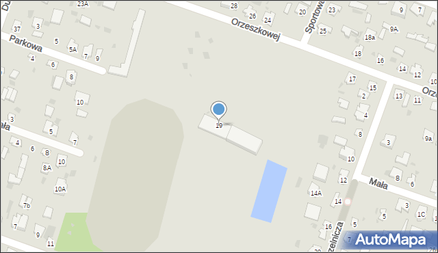 Bielsk Podlaski, Orzeszkowej Elizy, 19, mapa Bielsk Podlaski