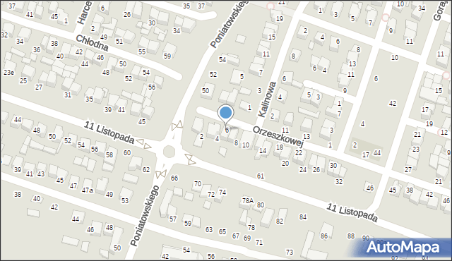 Biłgoraj, Orzeszkowej Elizy, 6, mapa Biłgoraj