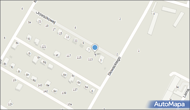 Boguchwała, Orzeszkowej Elizy, 5, mapa Boguchwała