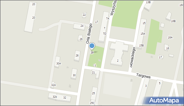 Borne Sulinowo, Orła Białego, 19, mapa Borne Sulinowo