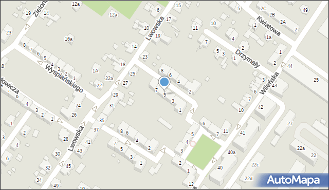 Brzeg, Orla, 5, mapa Brzeg