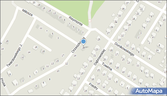 Bytów, Orzeszkowej Elizy, 16, mapa Bytów