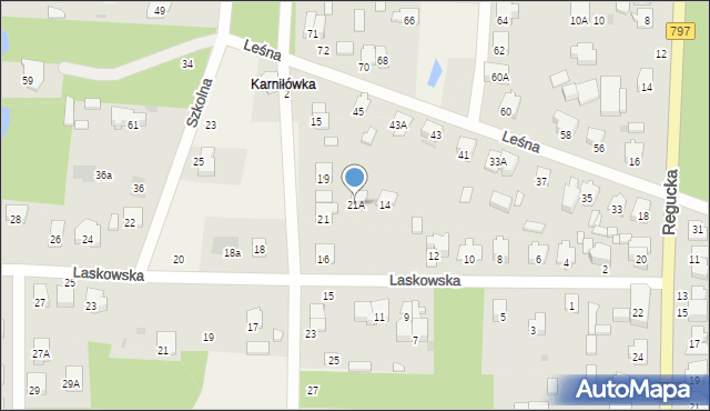 Celestynów, Orzeszkowej Elizy, 21A, mapa Celestynów