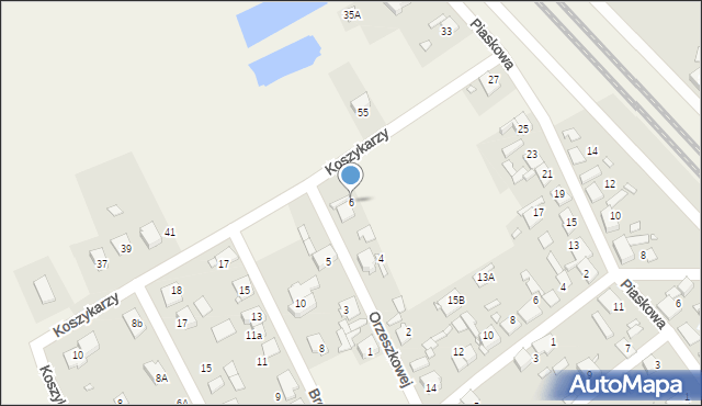 Chróścice, Orzeszkowej Elizy, 6, mapa Chróścice