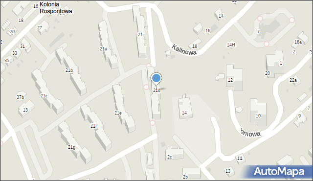 Chrzanów, Orkana Władysława, 21d, mapa Chrzanów