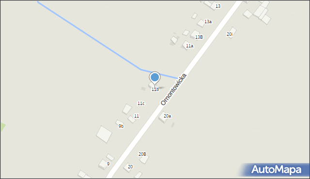 Czerwionka-Leszczyny, Ornontowicka, 11b, mapa Czerwionka-Leszczyny