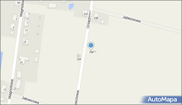 Dębno, Orzechowa, 7, mapa Dębno