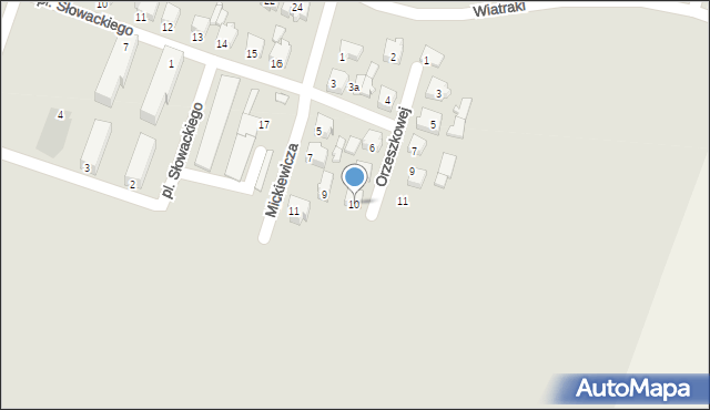 Dobra, Orzeszkowej Elizy, 10, mapa Dobra