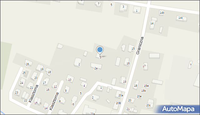 Dobra, Orzechowa, 3, mapa Dobra