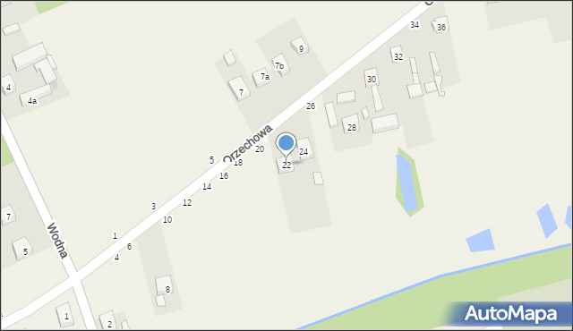 Dobra, Orzechowa, 22, mapa Dobra