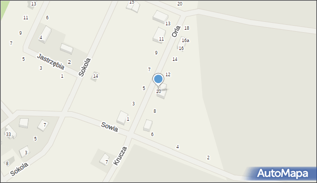 Dolaszewo, Orla, 10, mapa Dolaszewo