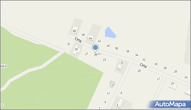 Dolaszewo, Orla, 25, mapa Dolaszewo