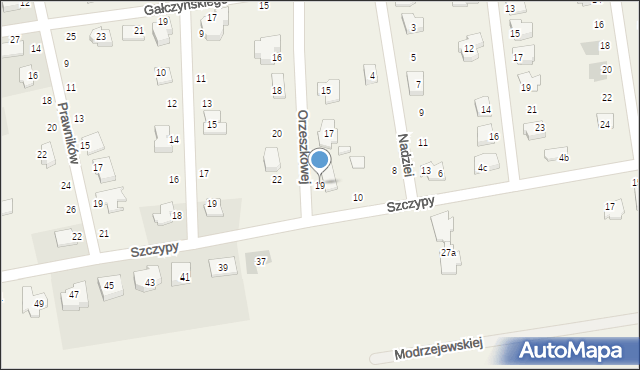 Duchnice, Orzeszkowej Elizy, 19, mapa Duchnice