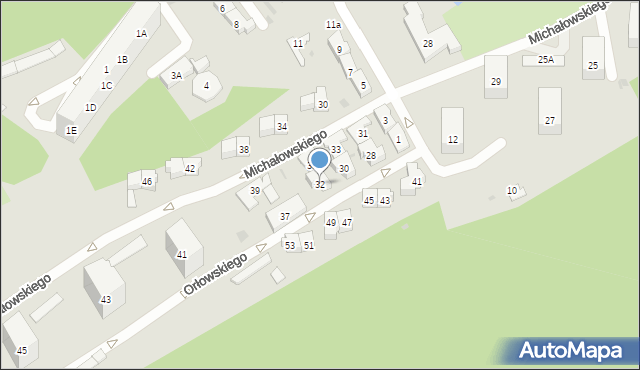 Gdańsk, Orłowskiego Aleksandra, 32, mapa Gdańska