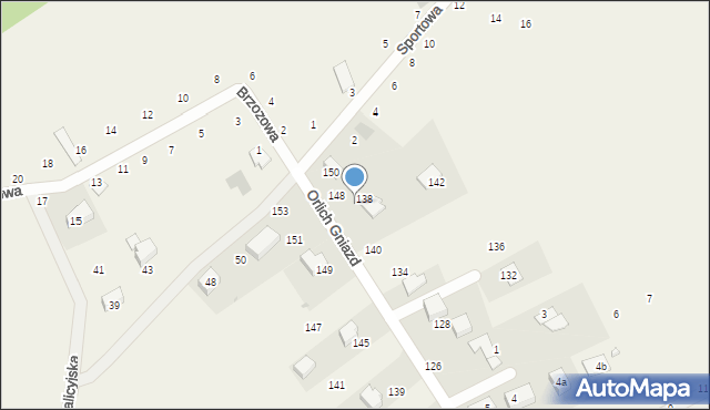 Giebułtów, Orlich Gniazd, 146, mapa Giebułtów