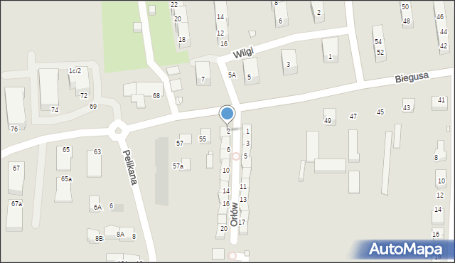 Gliwice, Orłów, 2, mapa Gliwic