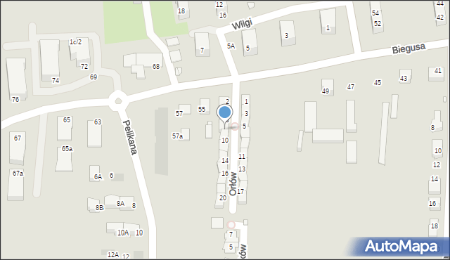 Gliwice, Orłów, 8, mapa Gliwic