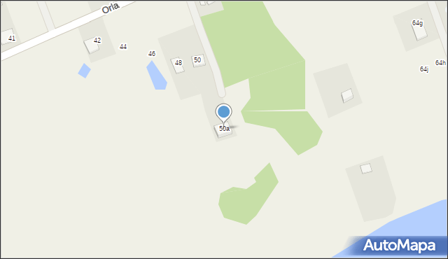 Gorczyca, Orla, 50a, mapa Gorczyca