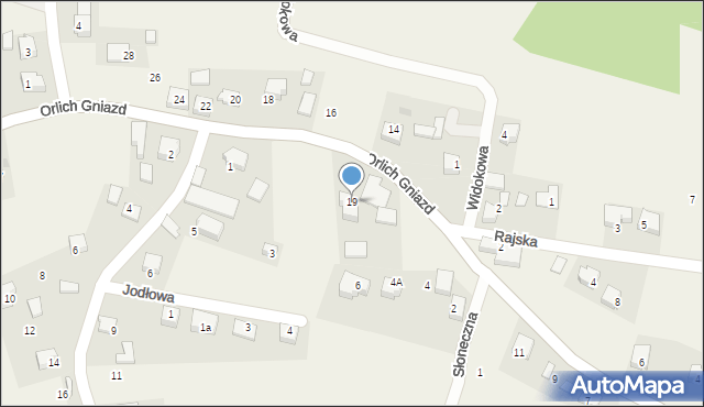 Grębynice, Orlich Gniazd, 19, mapa Grębynice