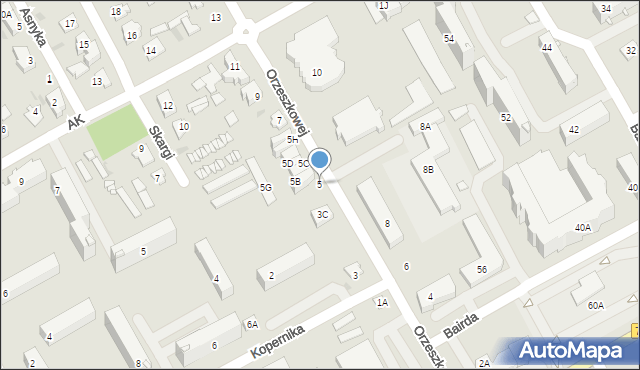 Grodzisk Mazowiecki, Orzeszkowej Elizy, 5, mapa Grodzisk Mazowiecki