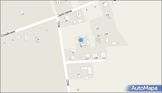 Grodztwo, Orla, 26, mapa Grodztwo
