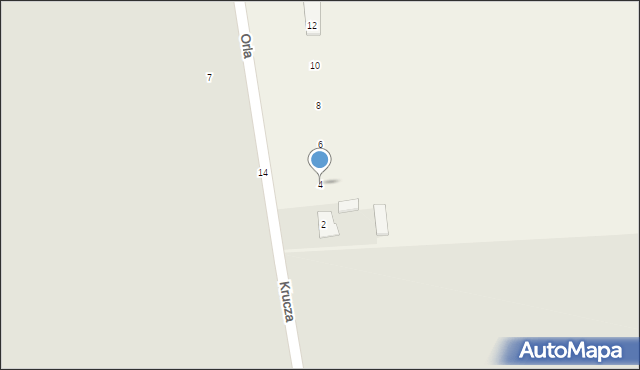 Grodztwo, Orla, 4, mapa Grodztwo