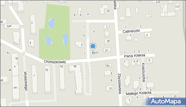 Grójec, Orzeszkowej Elizy, 55, mapa Grójec