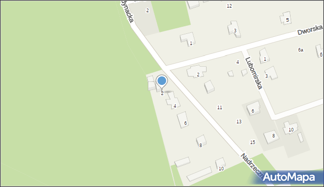 Izabelin, Ordynacka, 2, mapa Izabelin