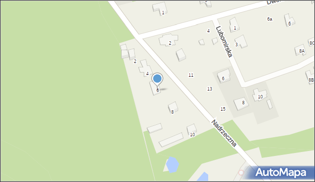 Izabelin, Ordynacka, 6, mapa Izabelin