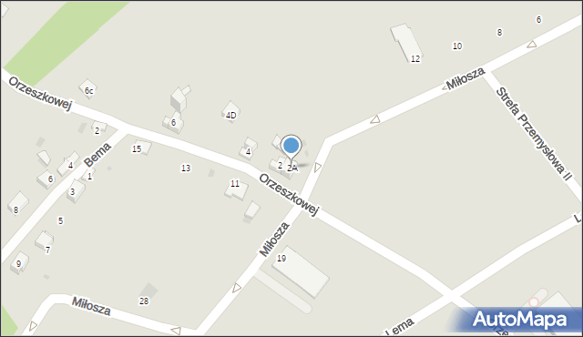 Jaworzno, Orzeszkowej Elizy, 2A, mapa Jaworzno