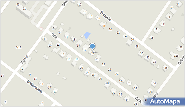 Jelcz-Laskowice, Orla, 19, mapa Jelcz-Laskowice