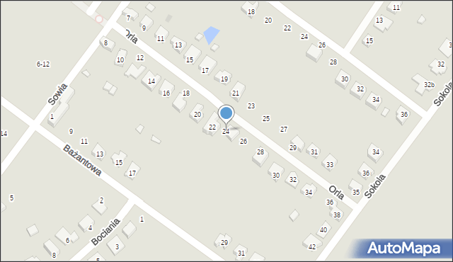 Jelcz-Laskowice, Orla, 24, mapa Jelcz-Laskowice