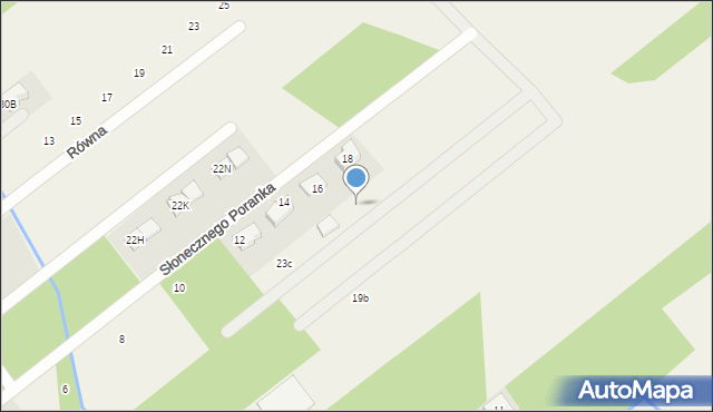 Józefów, Orzechowa, 23b, mapa Józefów