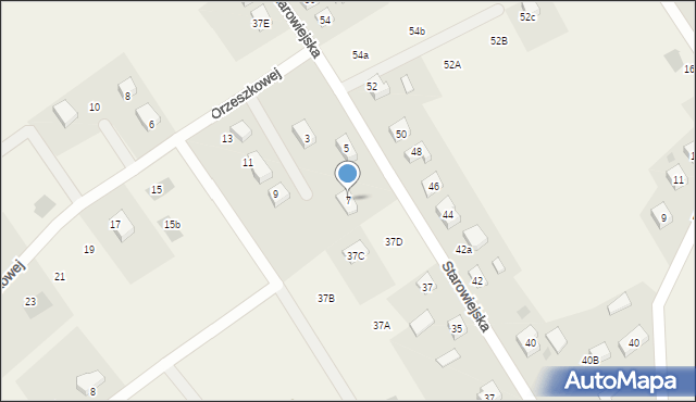 Kiełpino, Orzeszkowej Elizy, 7, mapa Kiełpino