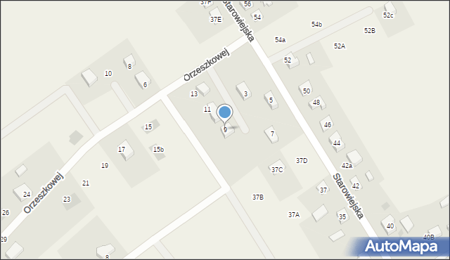 Kiełpino, Orzeszkowej Elizy, 9, mapa Kiełpino