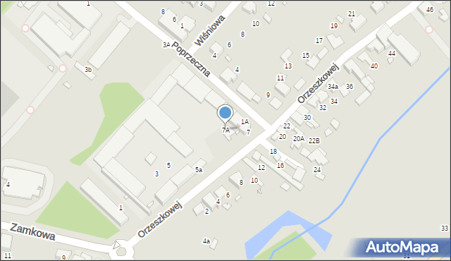 Kłobuck, Orzeszkowej Elizy, 7A, mapa Kłobuck