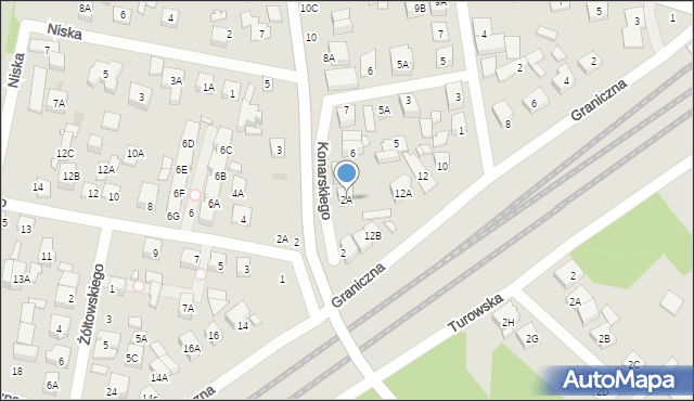 Kobyłka, Orszagha Antoniego, 2A, mapa Kobyłka