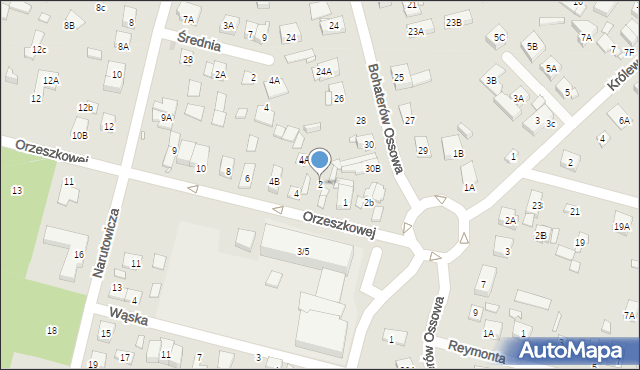 Kobyłka, Orzeszkowej Elizy, 2, mapa Kobyłka