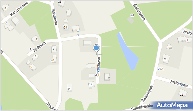 Kobysewo, Orzechowa, 6, mapa Kobysewo